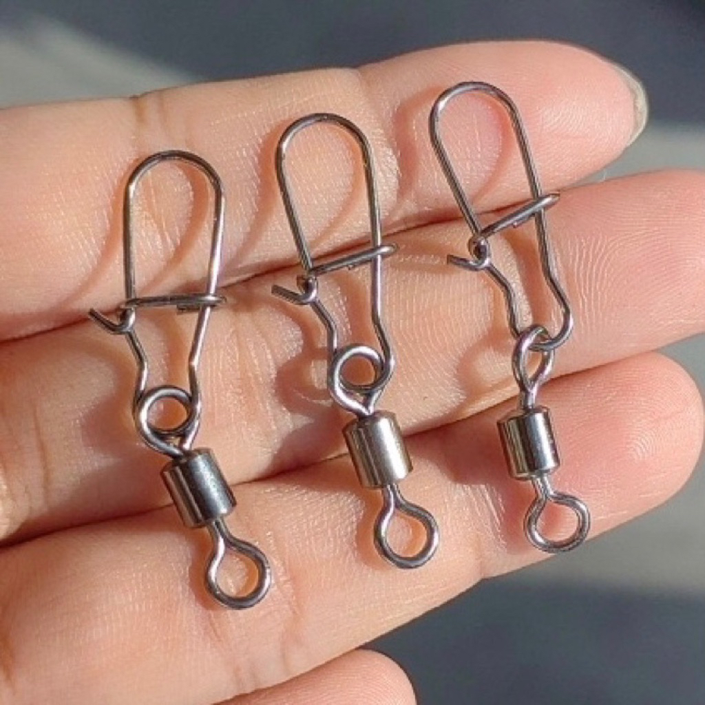 (Combo 50c) Khoá link câu cá, khoá link câu lure chống xoắn