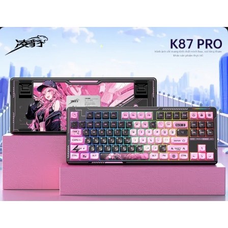 [Mã Giảm Giá] Bàn Phím Cơ Lingbao K87 Pro | Wukong Hắc Thần Thoại | 3 Mode | Keycap in 5 Mặt | BigBuy360 - bigbuy360.vn