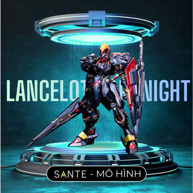 Mô Hình Ráp Sẵn Ultimate Lancelot - Knight of Ash của Moshow toys ( Lancelot Đen )