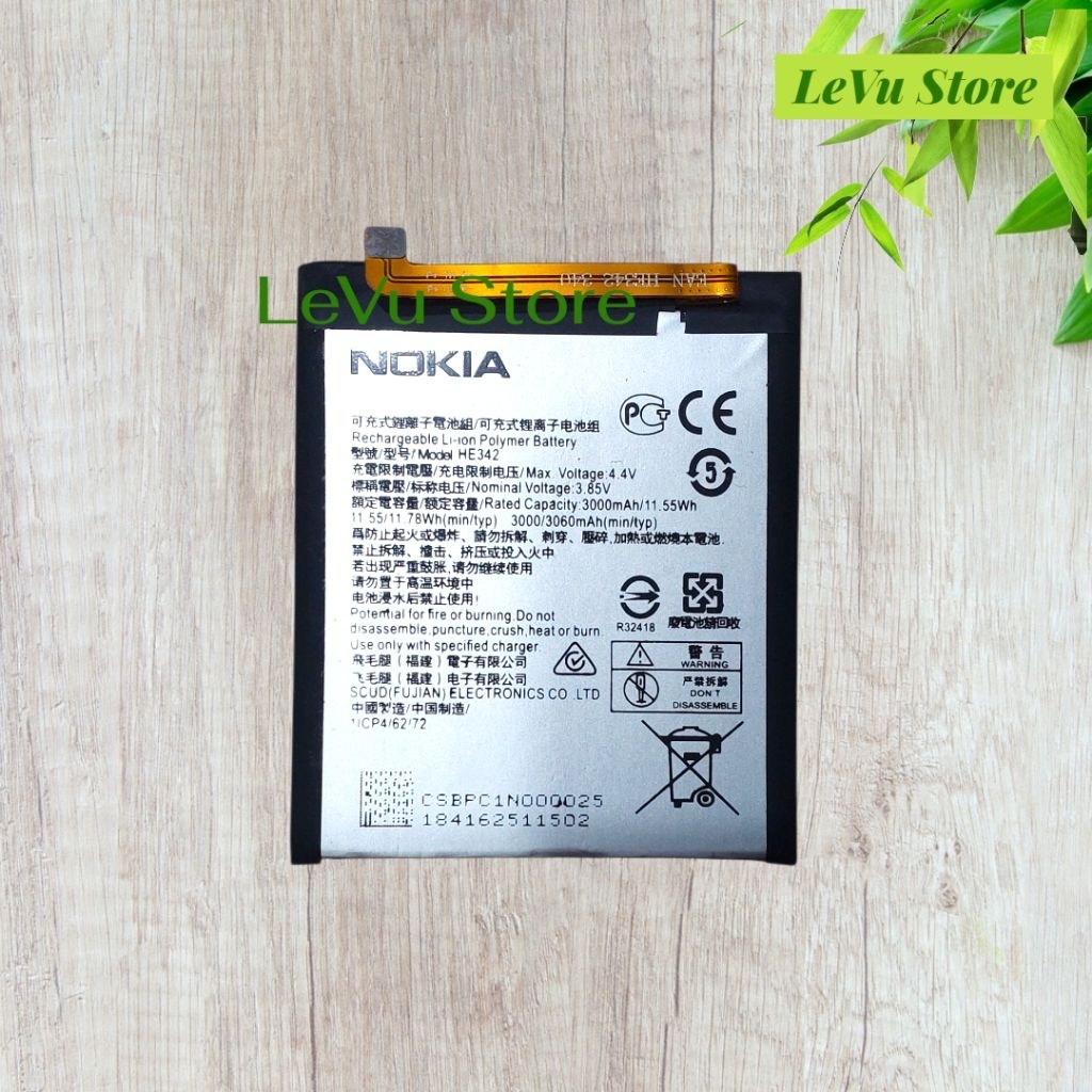 Pin HMD Nokia 5.1 Plus , 6.1 Plus [HE342 / 3000mAh]
