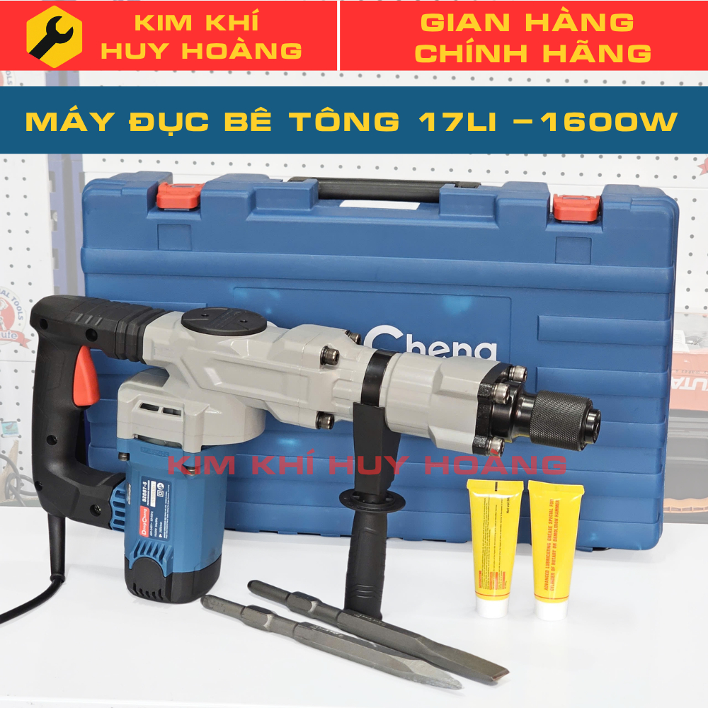 Máy Đục Bê Tông Dongcheng DZG07-6 Chính Hãng | Công suất 1600W / Lực búa  22J / Có chống rung
