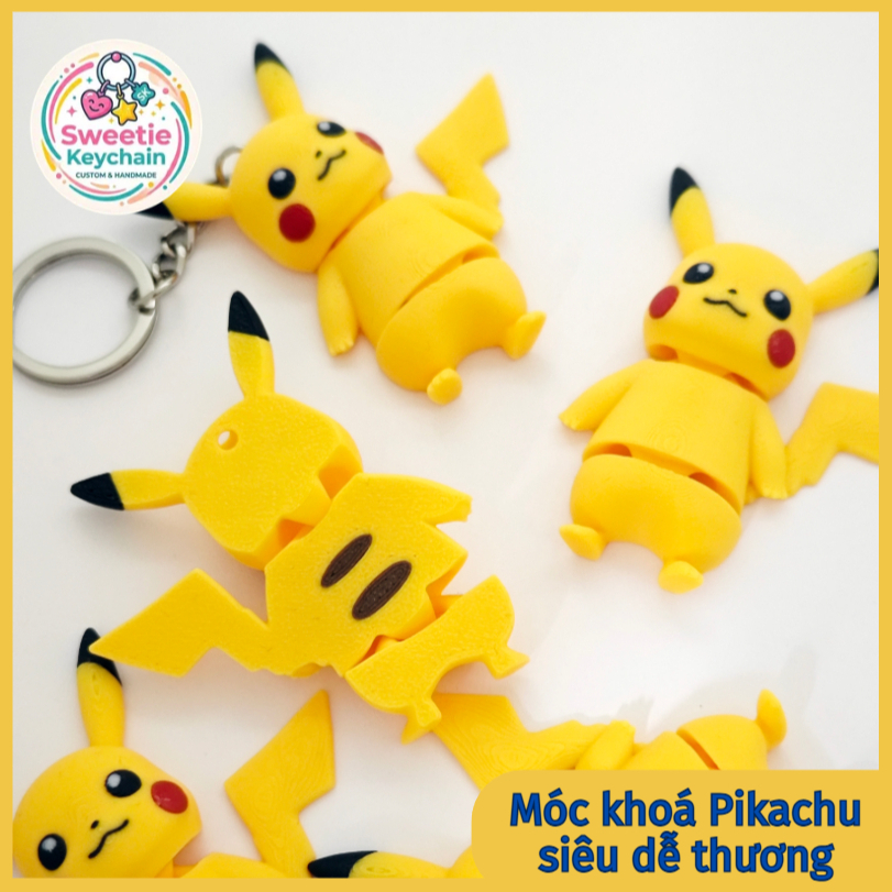 Móc khoá Pikachu siêu dễ thương
