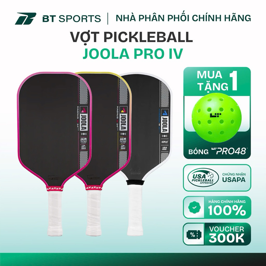 Vợt Pickleball JOOLA GEN 4 Chính hãng – PERSEUS IV / HYPERION IV / MAGNUS IV / AGASSI PRO