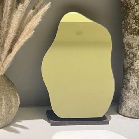 20x30cm Gương để bàn AAArealhome HD1 DB Gương hạt đậu để bàn trang điểm