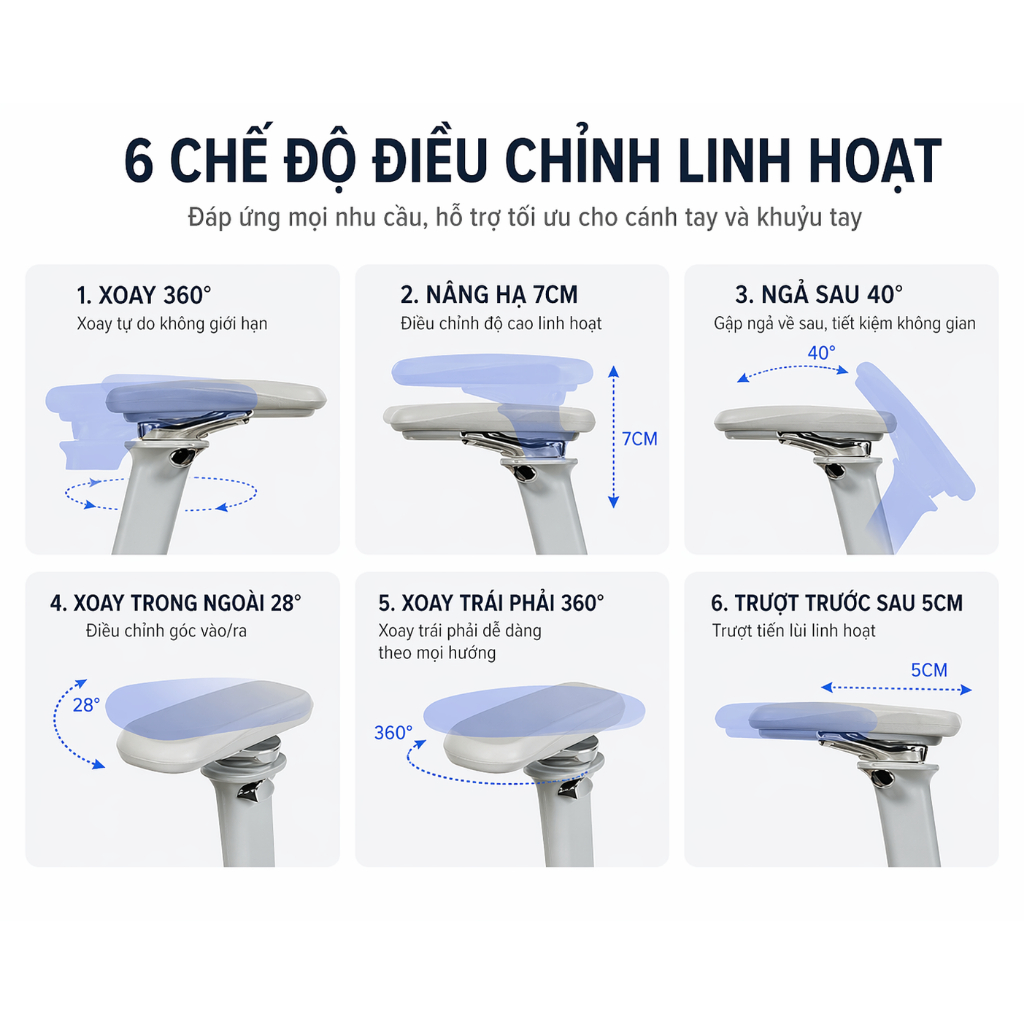Ghế Công Thái Học Saigu Ares L6 Lưng Nhôm | Full VAT | BH 3 Năm | BigBuy360 - bigbuy360.vn