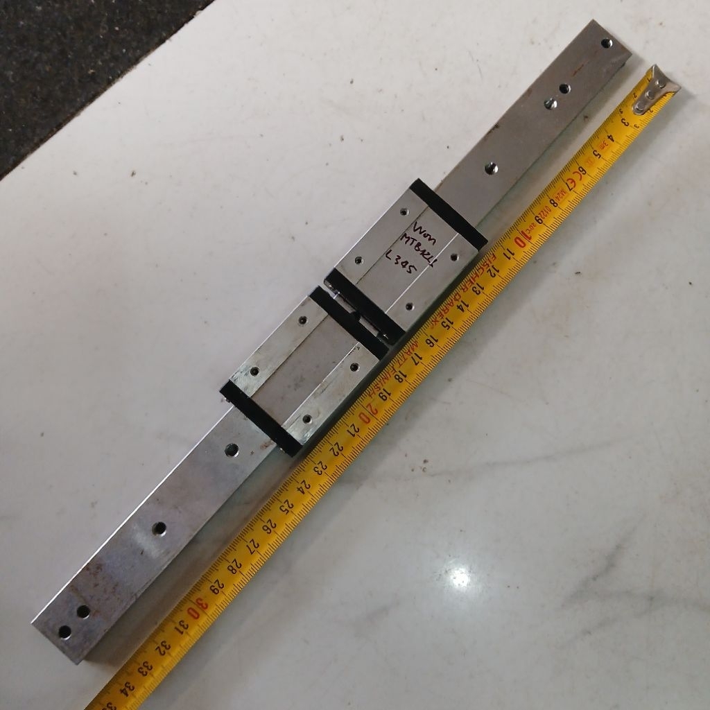 [bản 24] ray trượt bản rộng mỏng chế gọt hàn cell pin 18650 mài kềm kéo cnc mini tiện phay trục z cp