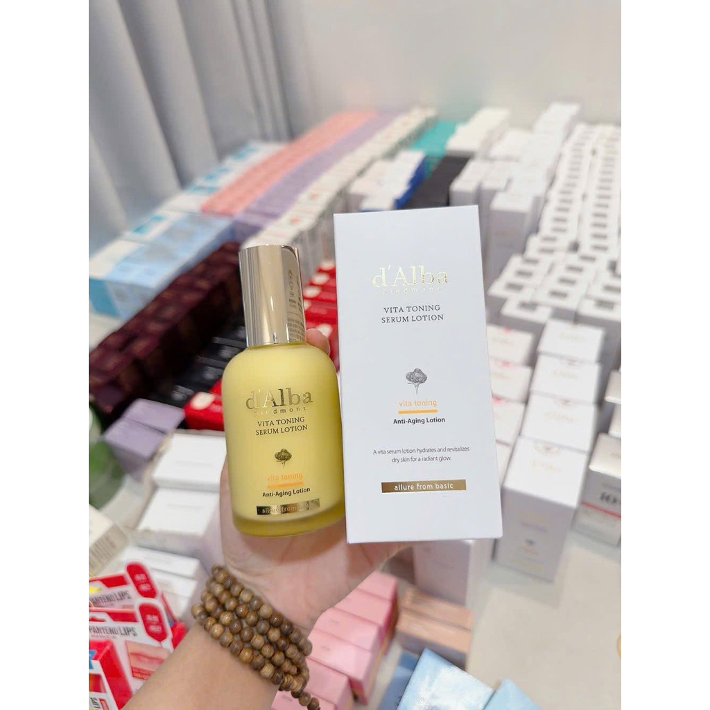 [CHÍNH HÃNG 100%] SERUM LOTION DƯỠNG DA D’ALBA VITA TONING SERUM