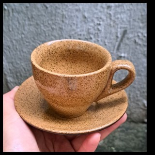 Bộ cốc đĩa cafe nóng máy 120ml ( Combo 10 cốc + đĩa)