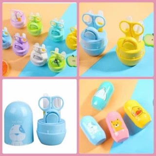 Bộ Bấm Móng 4 Chi Tiết Cho Bé Yêu ( Bấm , Kéo, Rũa, Gắp Rỉ Mũi )