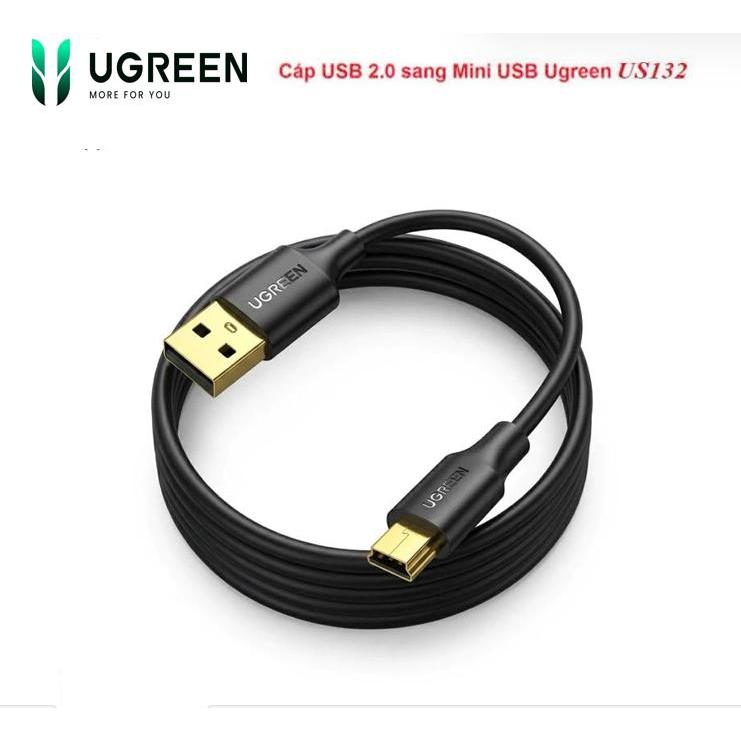 Cáp USB 2.0 AM - Mini USB Ugreen 10353 10354 10355 10385 30472 10386 US132 đầu Mạ Vàng
