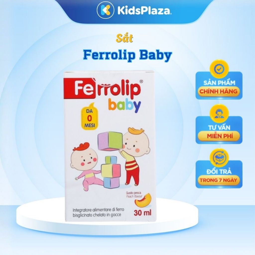 Sắt Ferrolip Baby 30ml - chính hãng Kids Plaza