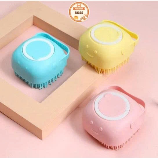 Bàn Chải Tắm MASTERCARE,Bông Tắm Silicon Tạo Bọt,Massage Có Ngăn Chứa Sữa Tắm,Móc Treo Tường Cao Cấp