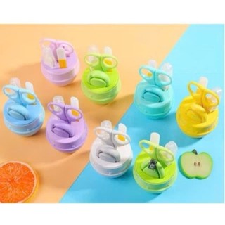Bộ Bấm Móng 4 Chi Tiết Cho Bé Yêu ( Bấm , Kéo, Rũa, Gắp Rỉ Mũi )