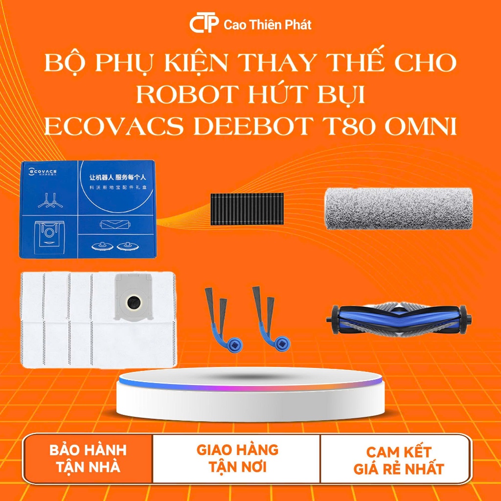 Phụ kiện Ecovacs Deebot T80 Omni