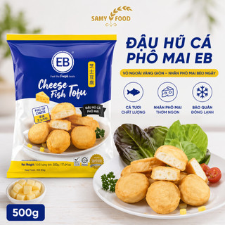 CÁ VIÊN ĐẬU HŨ PHÔ MAI EB MALAYSIA 500G – PHÔ MAI TAN CHẢY, ĐỒ CHIÊN LẨU NGON HOT TREND