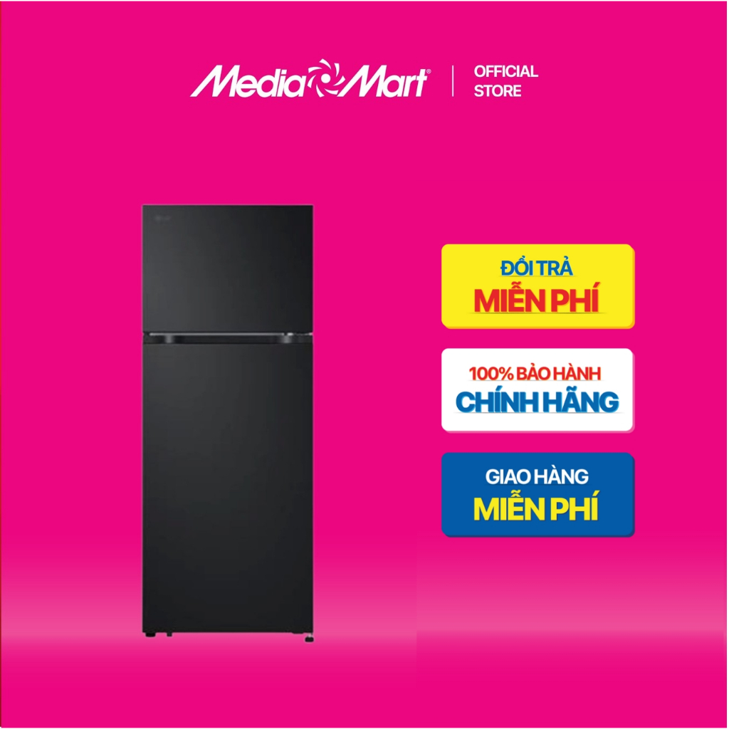 [ Mediamart Mall ] Tủ lạnh LG Inverter 266 Lít LTB26BLM BH chính hãng,Ship 0đ