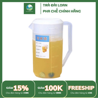 Ca Ủ Trà Chia Vạch 2500ml, 3000ml, 5000ml - Ca Đong Định Lượng Có Nắp Pha Chế Trà Sữa Trà Chanh Trà Trái Cây