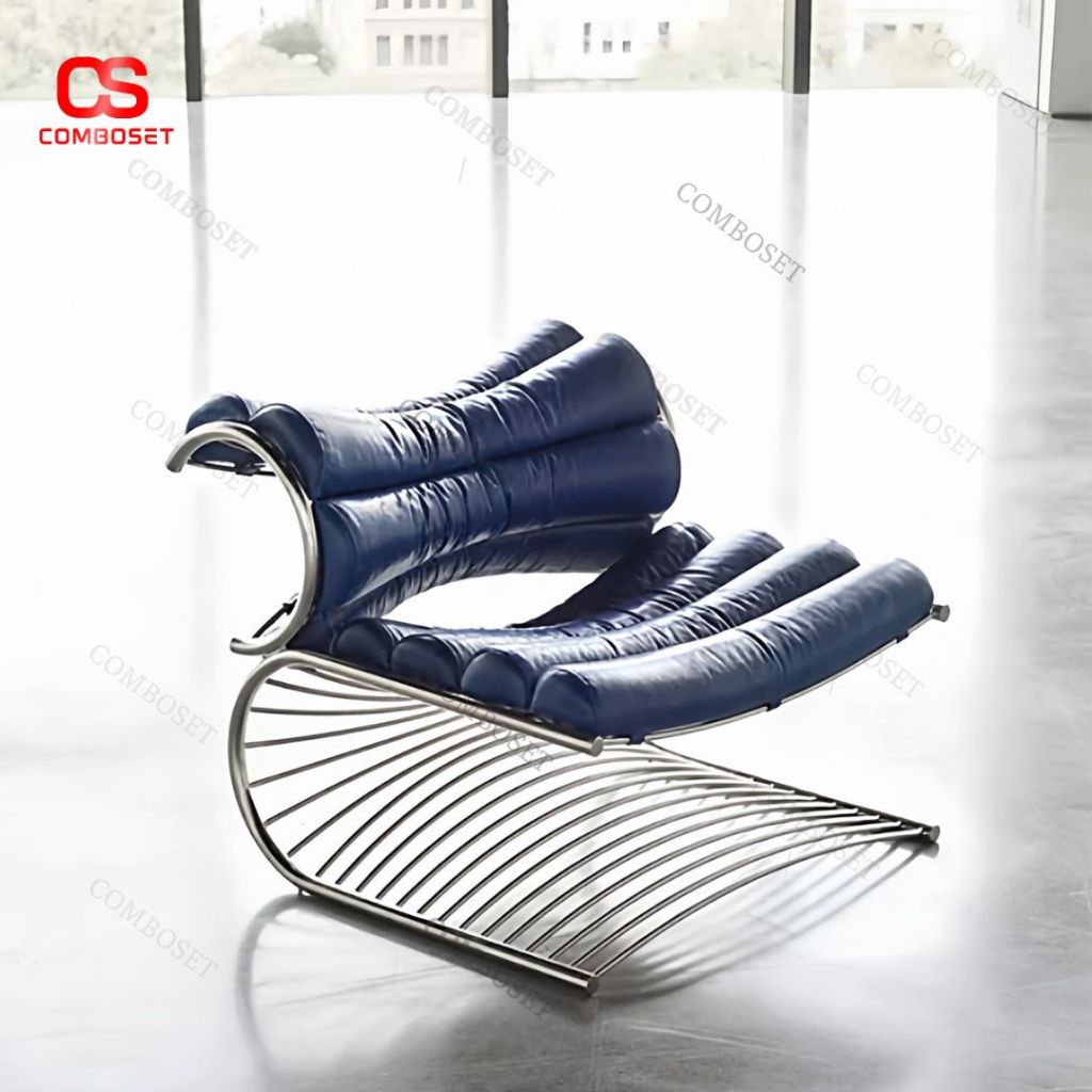 Etcetera Lounge Chair Cao Cấp - Ghế Thư Giãn Da Ý Khung Uốn Nghệ Thuật