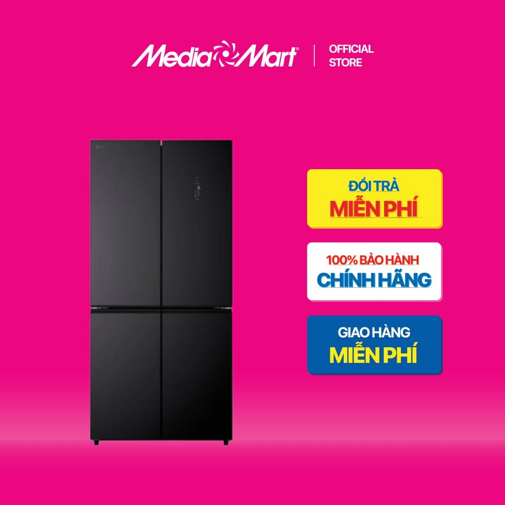 [ Mediamart Mall ] Tủ lạnh LG Inverter 502 Lít Multi Door 4 Cửa F50BG BH chính hãng,Ship 0đ