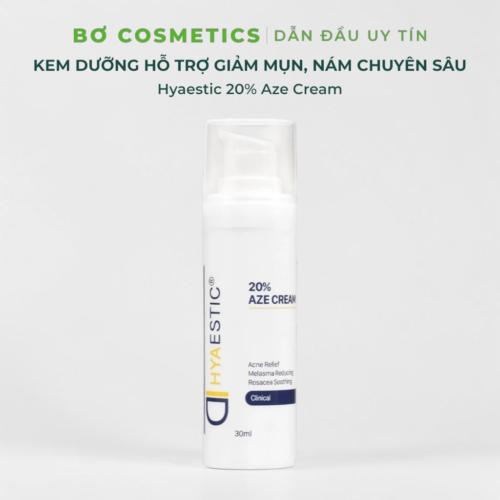 [Chính Hãng - Không Tem Công Ty] D. Hyaestic 20% Aze Cream – Kem dưỡng chứa 20% Azelaic Acid | Bơ Co