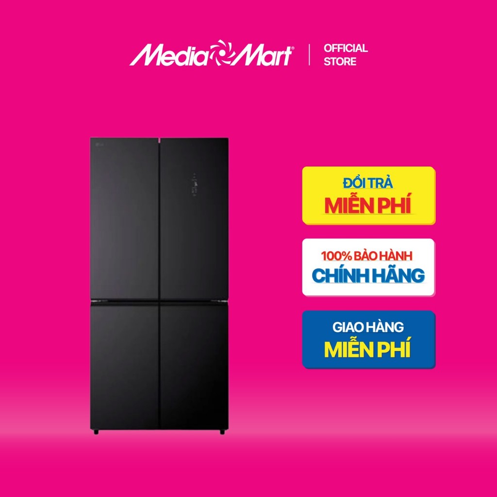 [ Mediamart Mall ] Tủ lạnh LG Inverter 400 Lít Multi Door 4 Cửa F40BG BH chính hãng,Ship 0đ