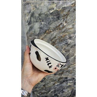 Thố Mì Sứ Nắp Thuỷ Tinh Sứ 2 Lớp Giữ Nhiệt, Bền Dai, Chống Sốc, Hoạ Tiết Đẹp