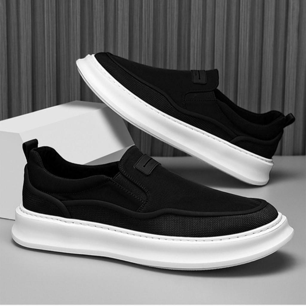 Giày sneaker nam LAKINTA giày thể thao nam đế bằng LKT13