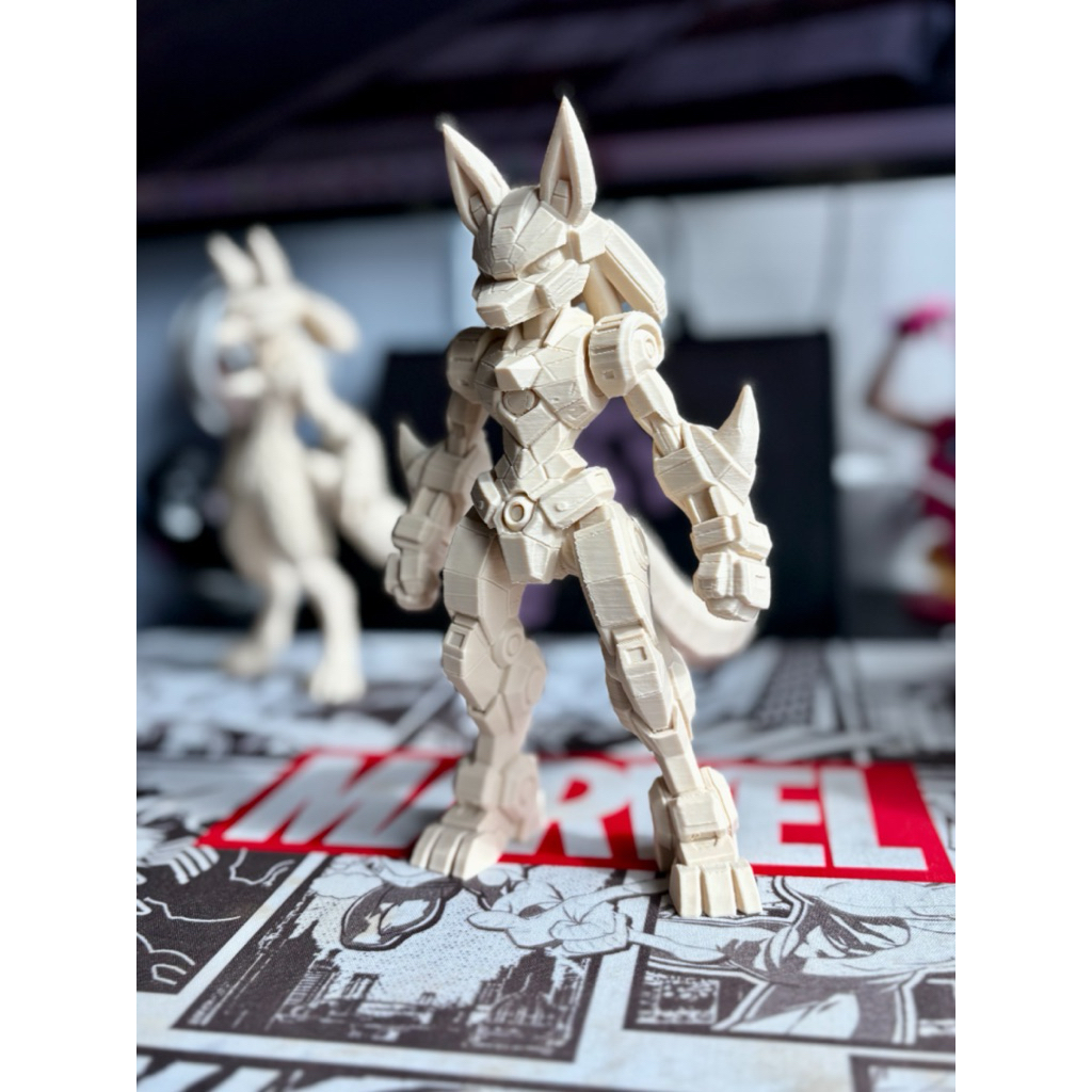 Mô Hình Robot Anubis 3D In PLA – Figure Sói Ai Cập Tương Lai Trang Trí Bàn Làm Việc, Sưu Tầm