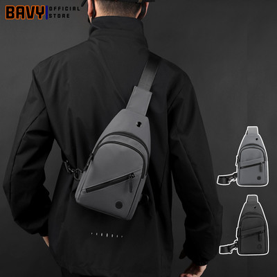 Túi đeo chéo nam nhỏ gọn cao cấp chính hàng BAVY FASHION, túi đeo ngực nam chống nước TĐC34AB