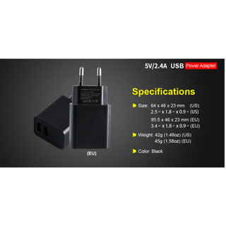 Củ sạc KLARUS USB ADAPTER 5V/2A