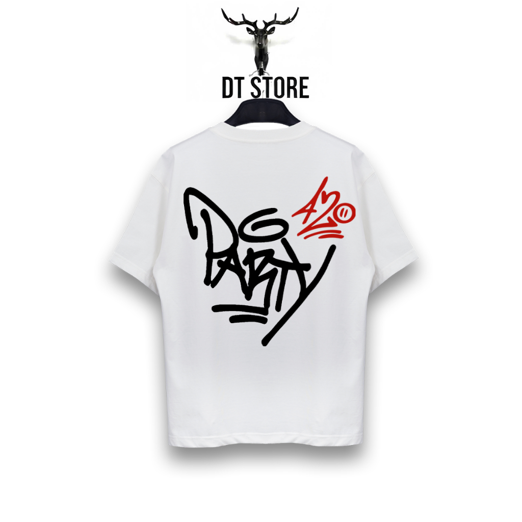 ÁO THUN GRAFFITI 420 RED COTTON CAO CẤP FORM RỘNG UNISEX - DT STORE - STU028