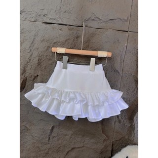 Chân Váy Lẻ Đuôi Cá 2 Tầng Bèo Trắng BÉ CƯNG Dành Cho Bé Gái -25B