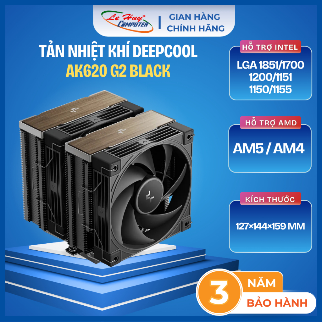Tản Nhiệt Deepcool AK620 G2 -  Hàng Chính Hãng