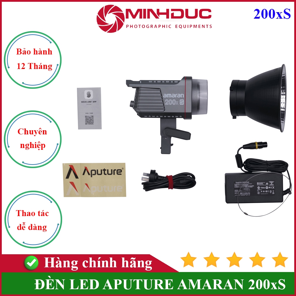 Đèn Led Aputure amaran 200XS Bi-Color - MINH ĐỨC CAMERA
