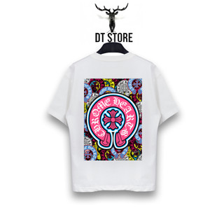 ÁO THUN CHROME HEARTS X 3PE COTTON CAO CẤP FORM RỘNG UNISEX - DT STORE - CH021
