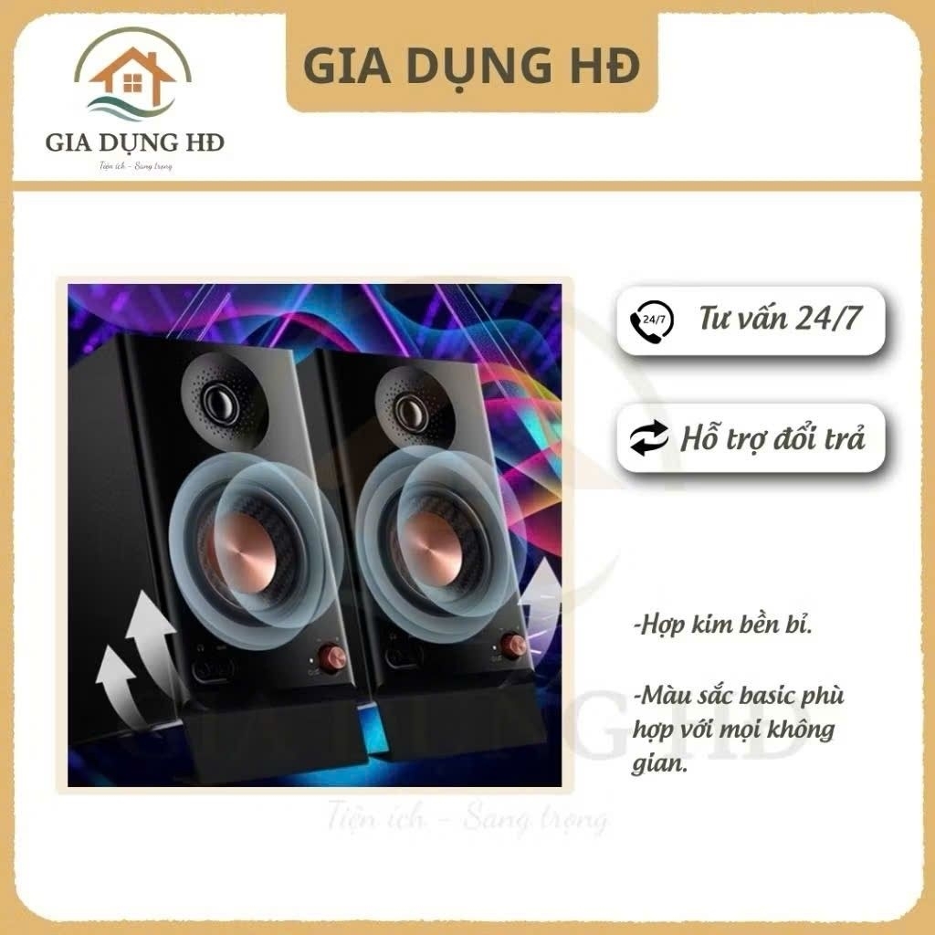 Giá Đỡ Loa Máy Tính EDIFIER SS04 MR3 - MR4 - M60 | Chân Đế Loa Nâng Tầm Chất Âm | Giảm Rung - Bass G