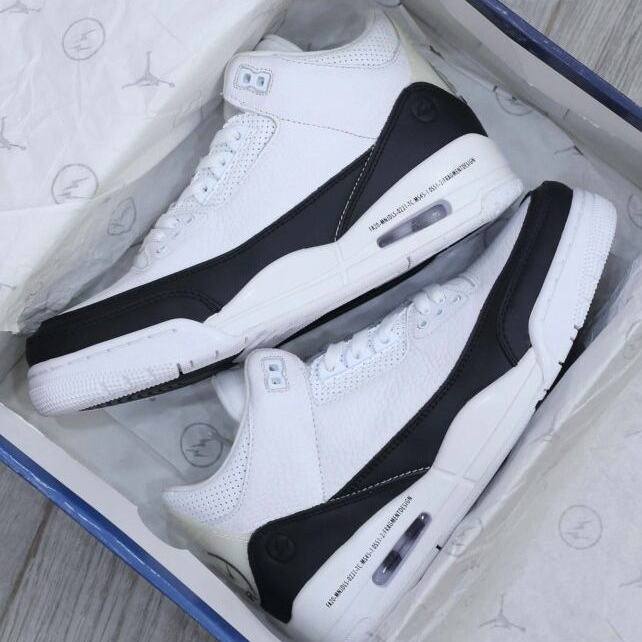 Giày Thể Thao Sneaker JD3 Trắng Đen Cổ Cao Nam Nữ Cao Cấp Full Box