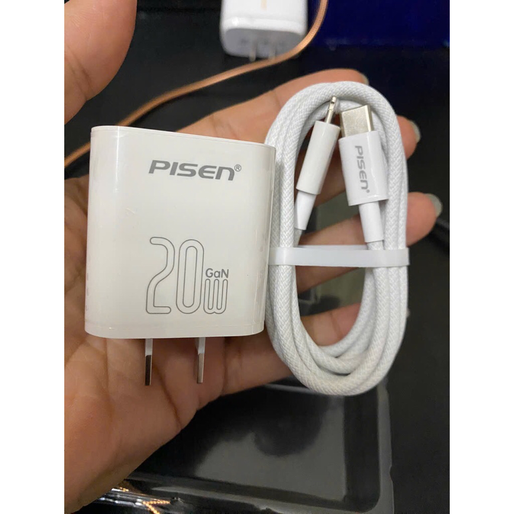 Bộ sạc nhanh Pisen PD20W hàng chính hãng dành cho iphone