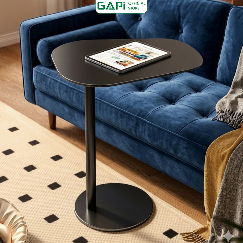 Bàn trà sofa khung thép mặt gỗ MDF trang trí phòng đẹp thương hiệu GAPI - GM116