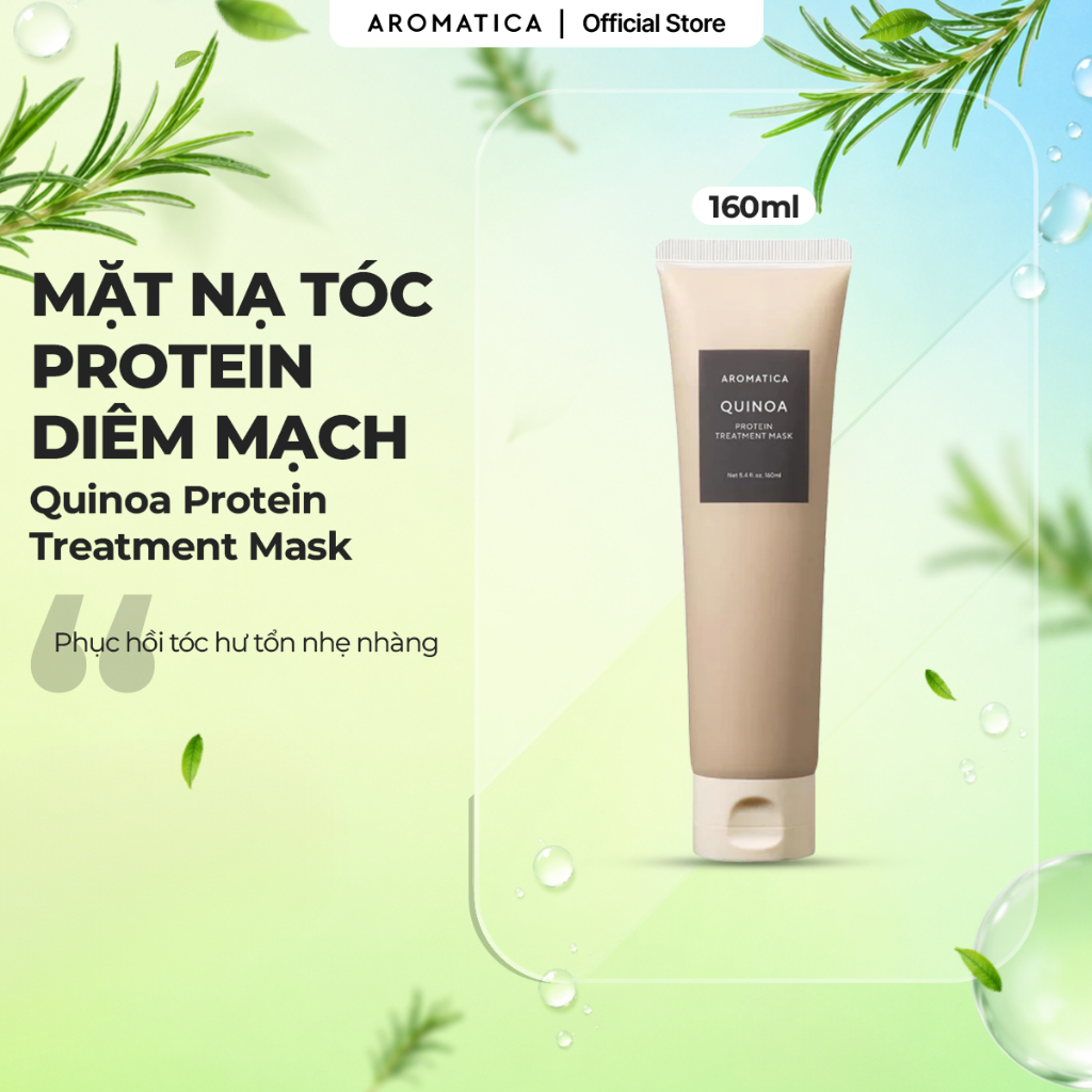 Mặt nạ dưỡng tóc Aromatica Quinoa Protein Treatment Mask 160ml