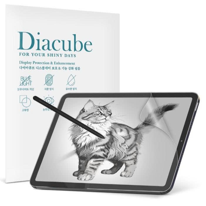 [1+1] Diacube - Galaxy Tab A11+/A9+ 11inch Dán Màn Hình PET Film Anti glare Chống Chói, Chống Vân Ta