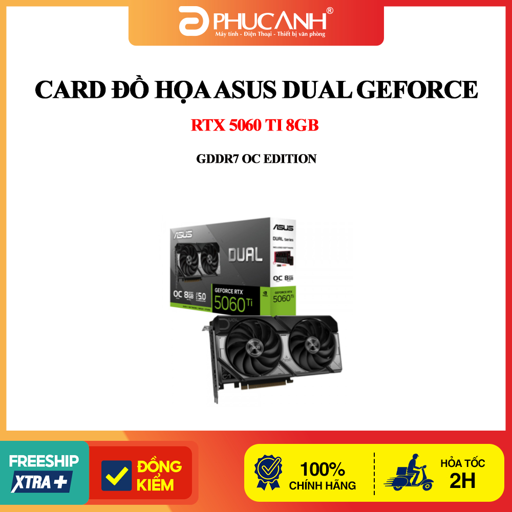 Card đồ họa Asus Prime GeForce RTX 5080 16GB OC Edition (GDDR7/ 256 bit)