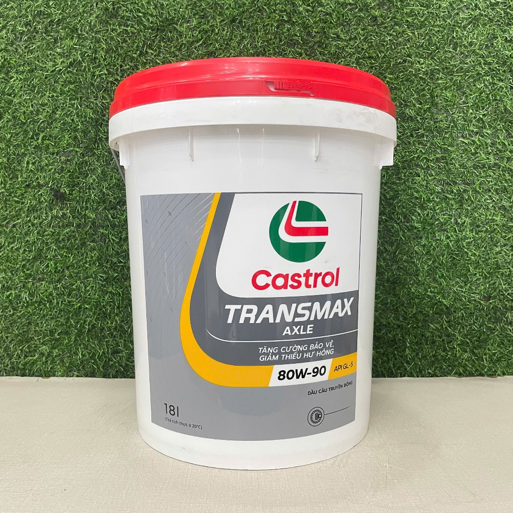 [ Hàng Chính Hãng ] Dầu Hộp Số - Cầu Truyền Động Castrol TRANSMAX AXLE 80w90 (18 Lít)