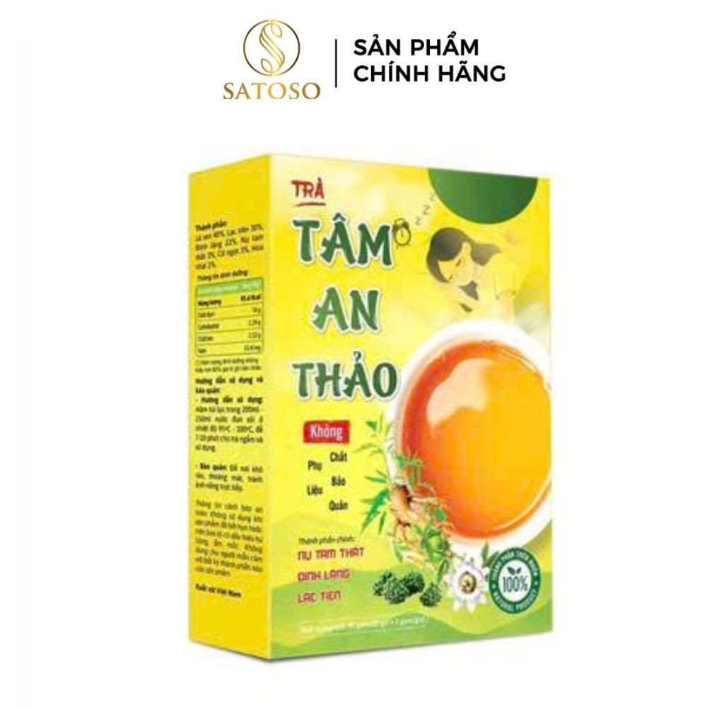 [FAMAX] Trà Tâm An Thảo Mộc Tâm Giúp Cải Thiện Chất Lượng Giấc Ngủ (hộp 30 túi lọc)