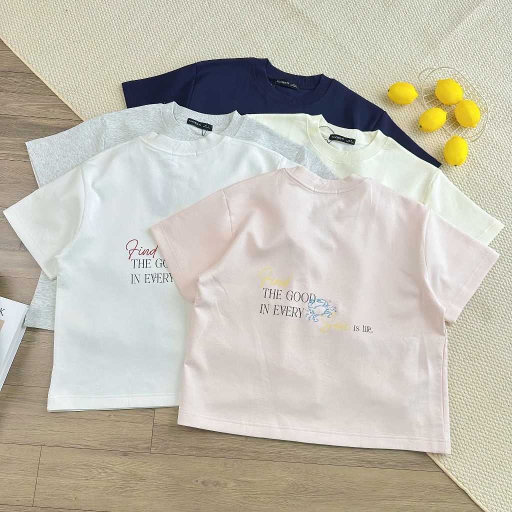 [SUMMER] A29685 - Áo thun boxy chất thun mịn in& thêu hoạ tiết | BigBuy360 - bigbuy360.vn