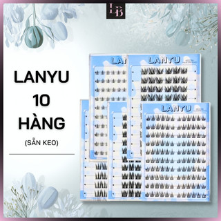 Mi Giả 10 Hàng Sẵn Keo LANYU Tự Dính Dễ Sử Dụng Không Gây Kích Ứng Trang Điểm