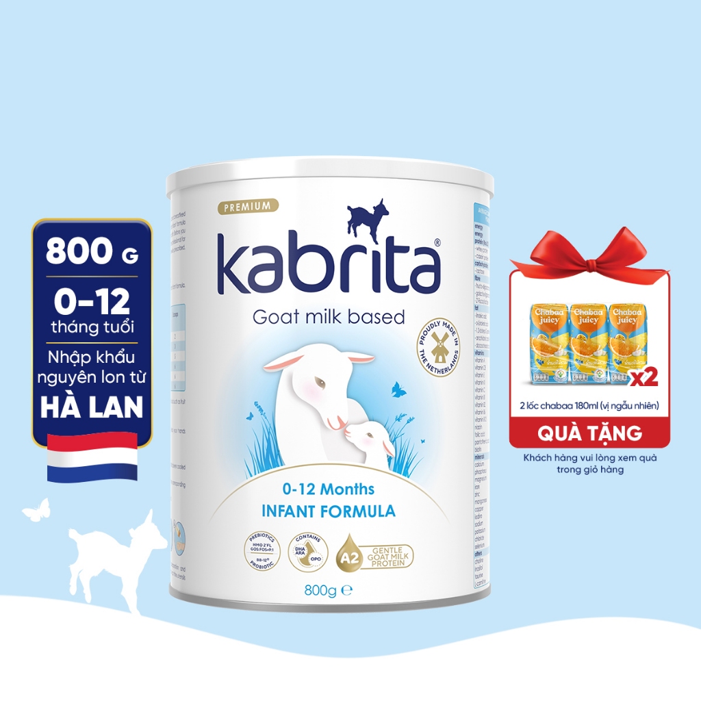 Sữa dê Kabrita số 1 cho trẻ - Lon 800g