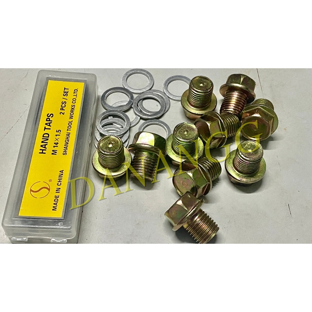 ốc rốn dầu xe máy 14 ly và taro