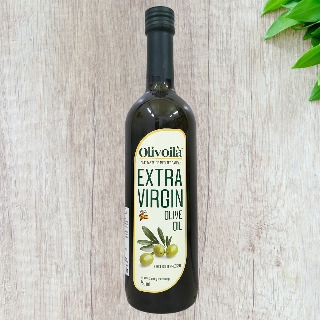 [CHAI OLIVOILA LỚN EXTRA 750ml] DẦU Ô LIU NGUYÊN CHẤT TBN Extra Virgin Olive Oil (HALAL)