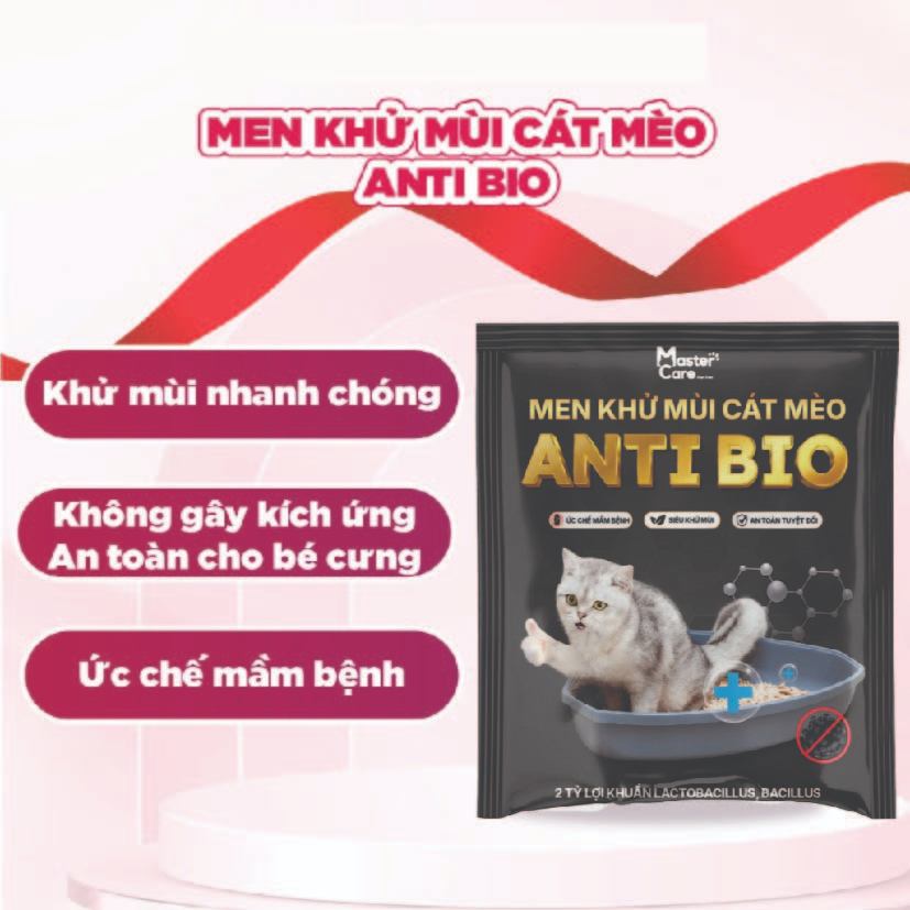 Men Khử Mùi Cát Vệ Sinh Mèo Hiệu Quả MasterCare For Pet